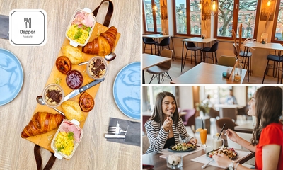 Ontbijt- of lunchplank bij Dapper Foodcafé