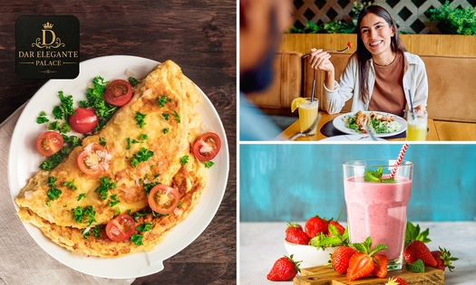 Marokkaans ontbijt-, brunch- of lunchgerecht + shake naar keuze