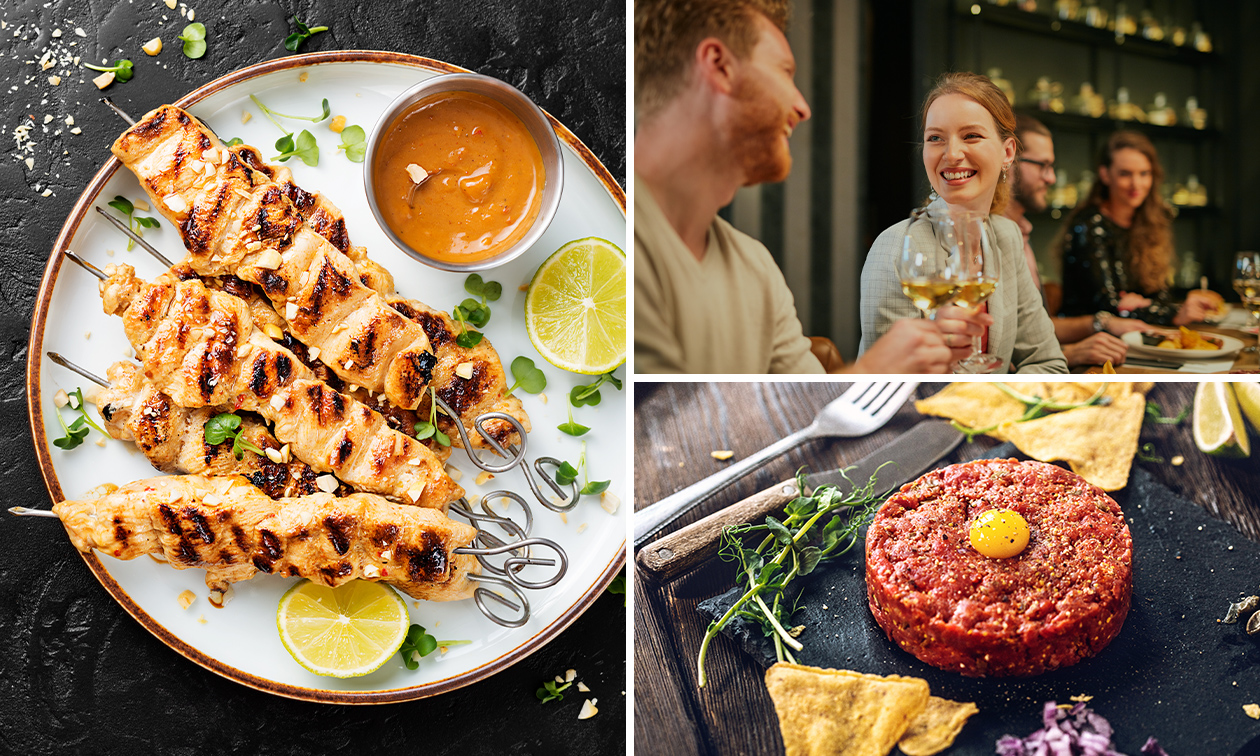 3-gangen keuzediner of proeverij om te delen bij De 3 Harinkjes