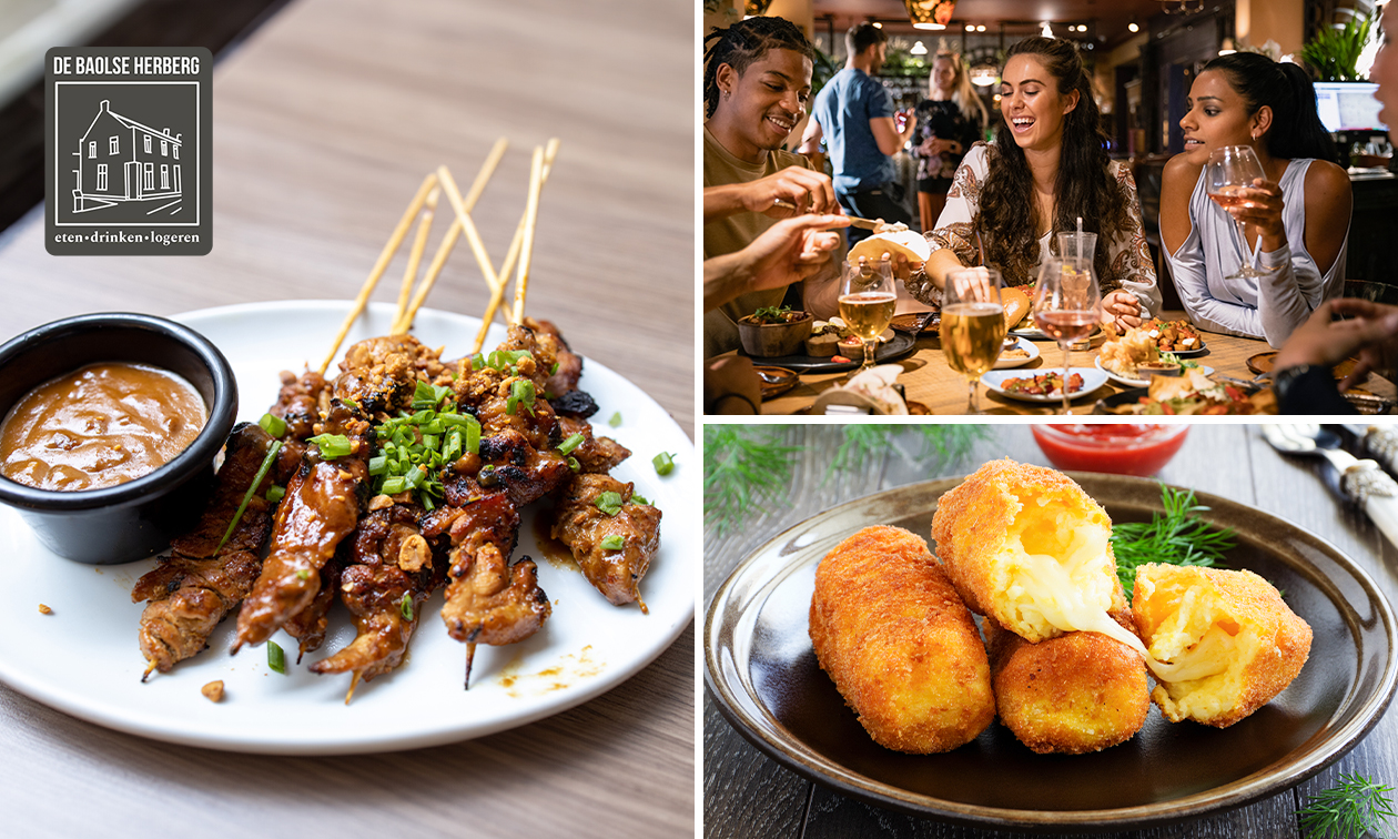 3-gangen keuzediner bij De Baolse Herberg