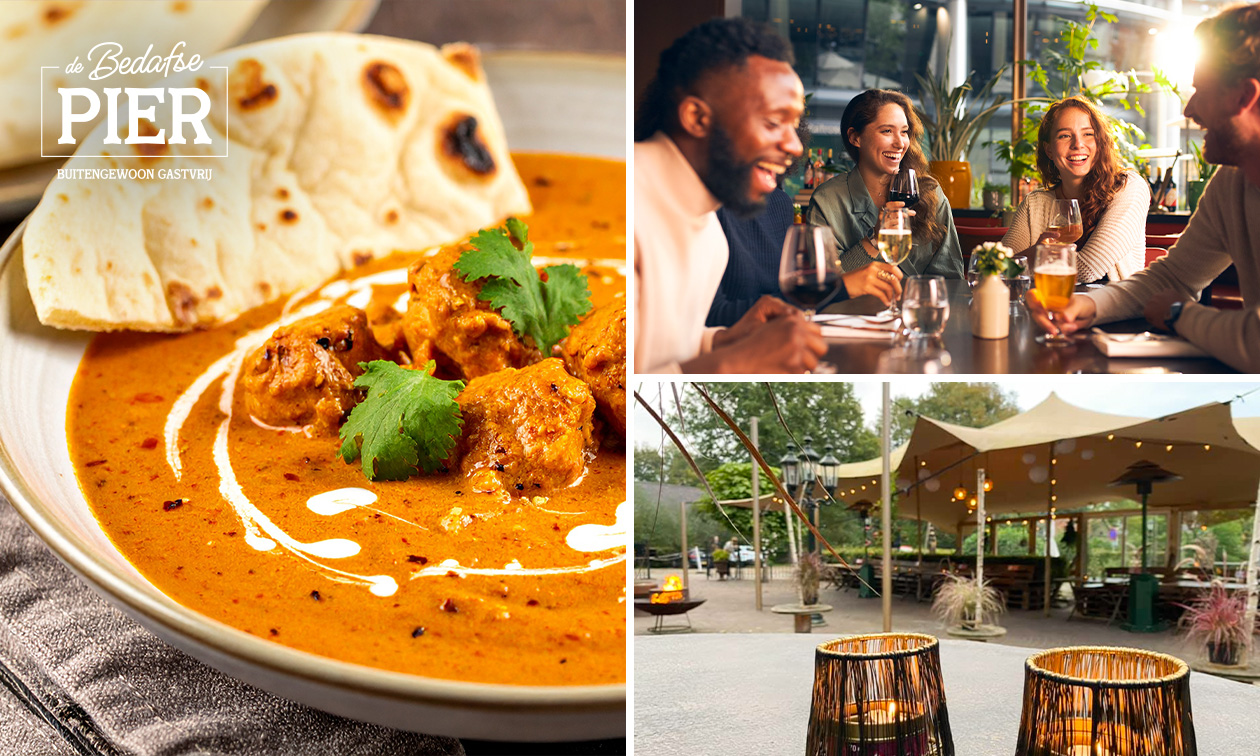 2-gangen keuzelunch bij de Bedafse Pier