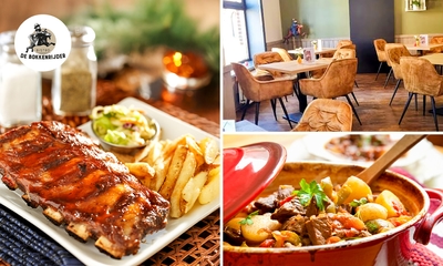 2- of 3-gangendiner of -lunch à la carte in hartje Wellen