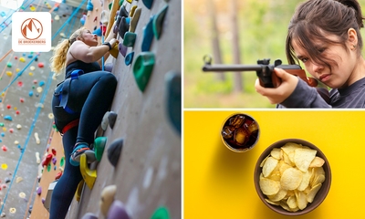 Avontuurlijke activiteit(en) naar keuze + frisdrank + zakje snoep of chips