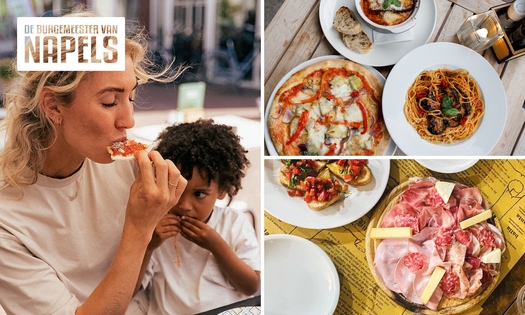 Italiaans 3-gangen keuzediner bij De Burgemeester van Napels