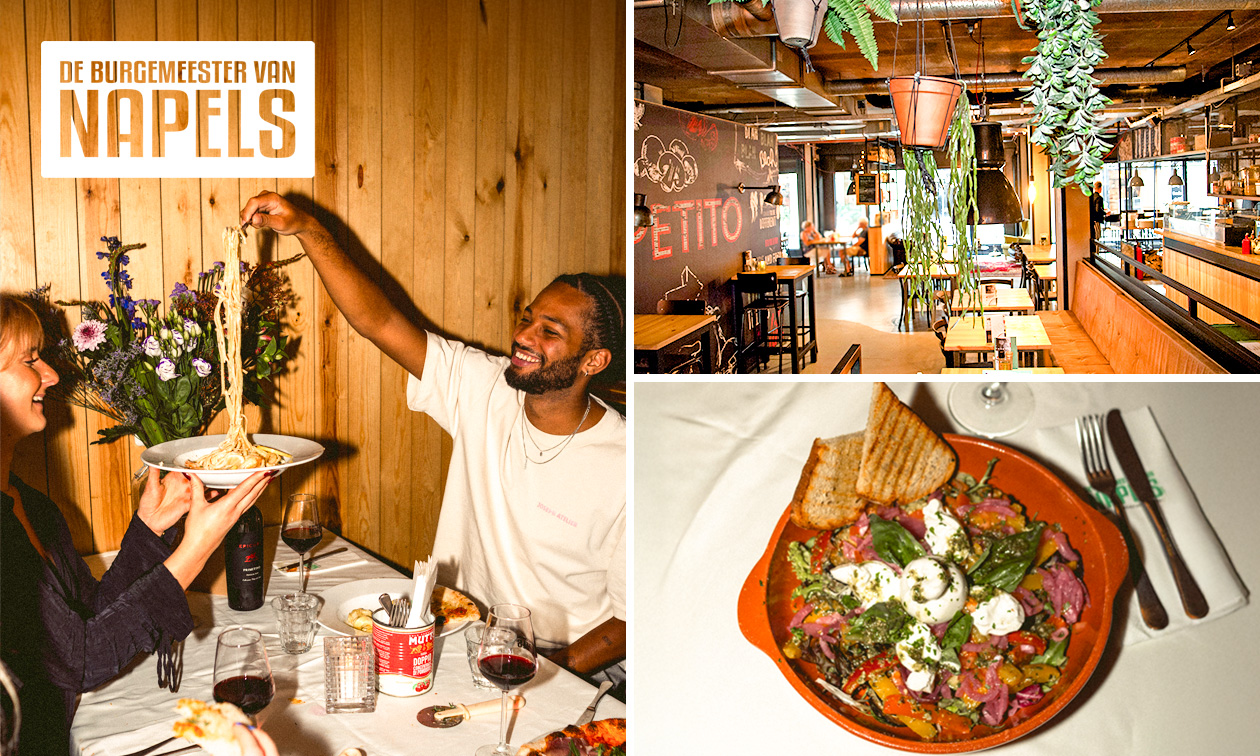 2-gangen keuzelunch bij De Burgemeester van Napels