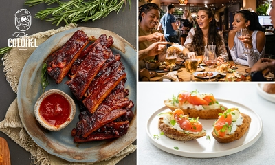 3-gangendiner met vrije keuze van de kaart bij De Colonel in Zeist