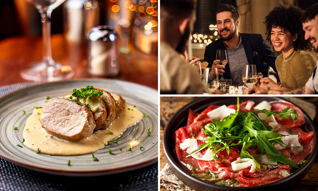 Bezorgen: hoofdgerecht of 3-gangendiner bij De Culinaire Traiteur