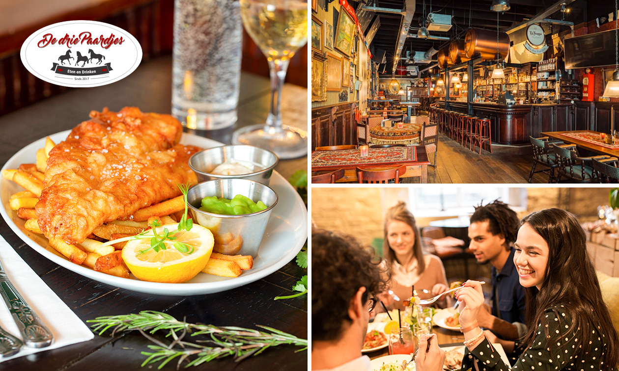 Broodplank + gerecht naar keuze bij De Drie Paardjes