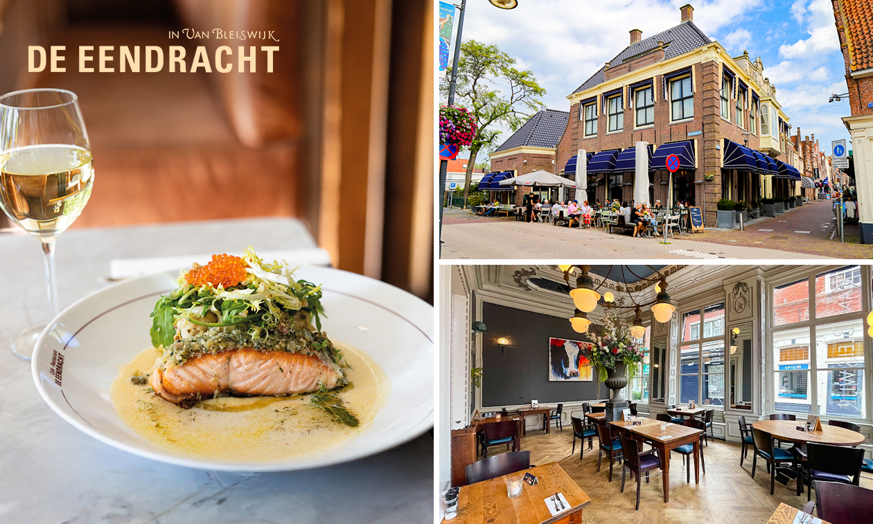 3-gangendiner à la carte bij De Eendracht in Van Bleiswijk