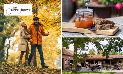 Wandelarrangement incl. koffie of thee + gebak + 2-gangen keuzelunch