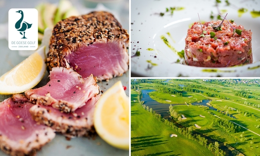 3- of 4-gangendiner van de chef bij De Goese Golf