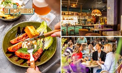 2-gangenlunch à la carte bij De Hoptimist Bar & Keuken