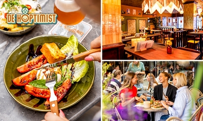 2-gangenlunch à la carte bij De Hoptimist Bar & Keuken