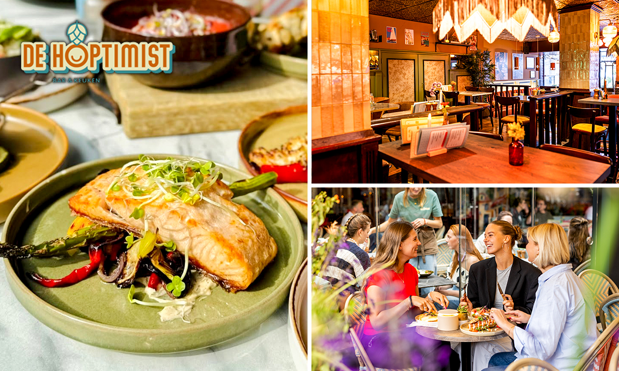 2-gangenlunch à la carte bij De Hoptimist Bar & Keuken