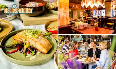 2-gangenlunch à la carte bij De Hoptimist Bar & Keuken