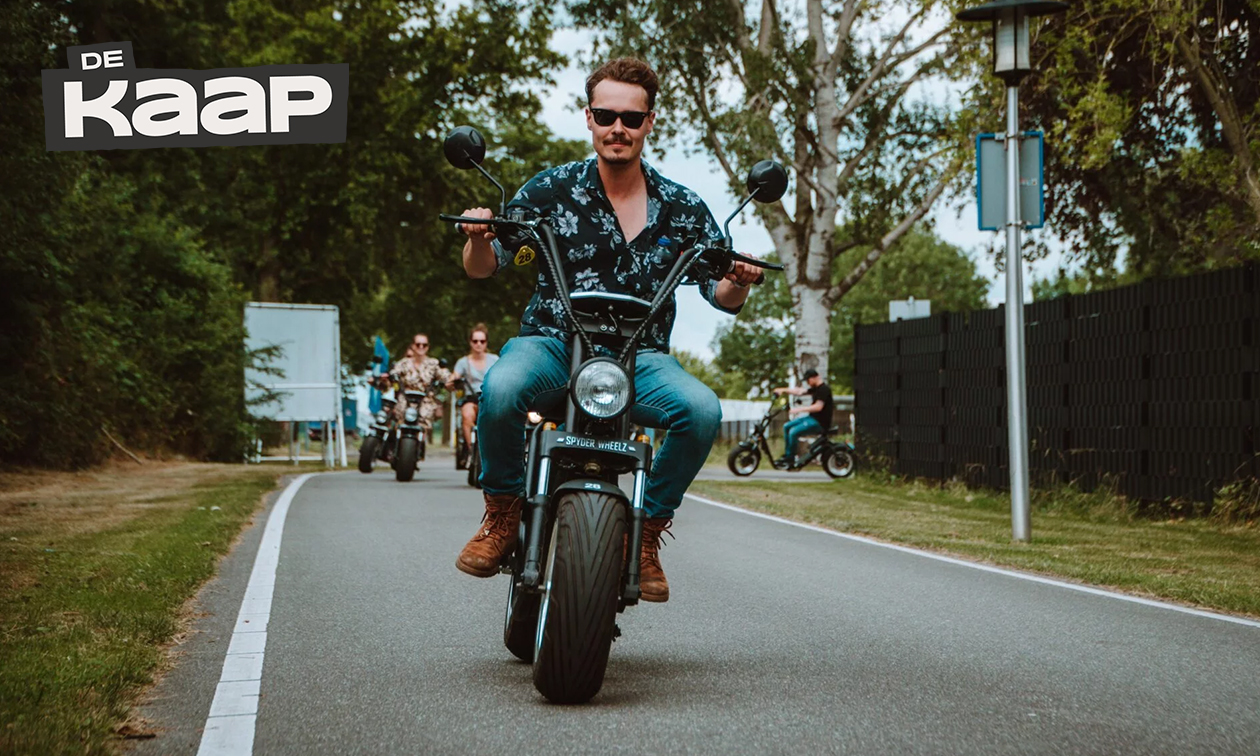 Huur e-chopper (3 uur) + frisdrank naar keuze