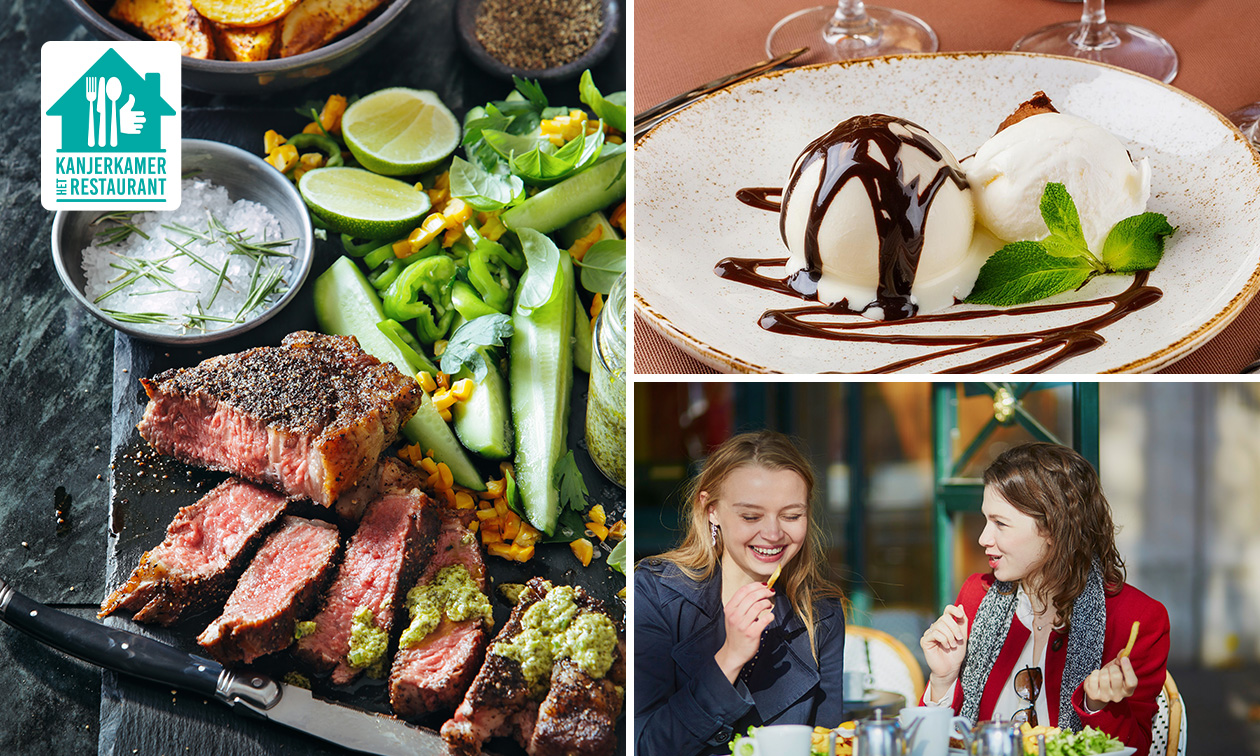 2-gangen shared dining-diner bij De Kanjerkamer