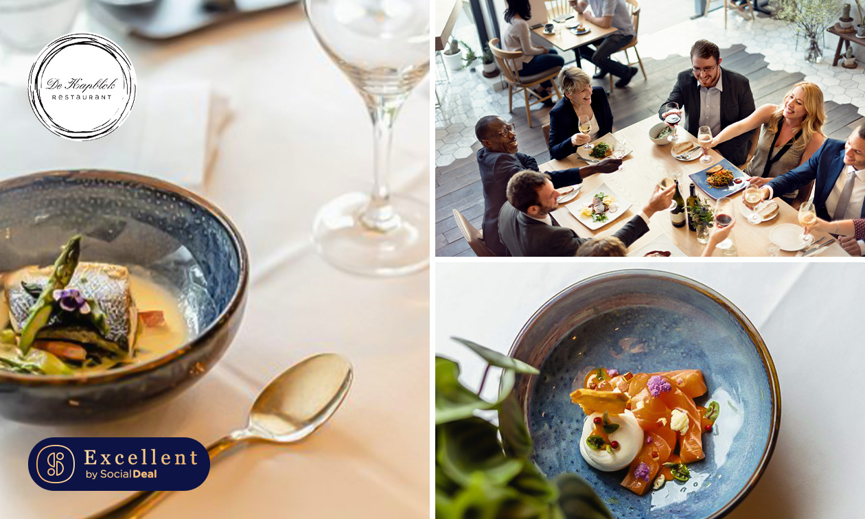 Culinaire 3- of 4-gangenlunch of 4- of 6-gangendiner