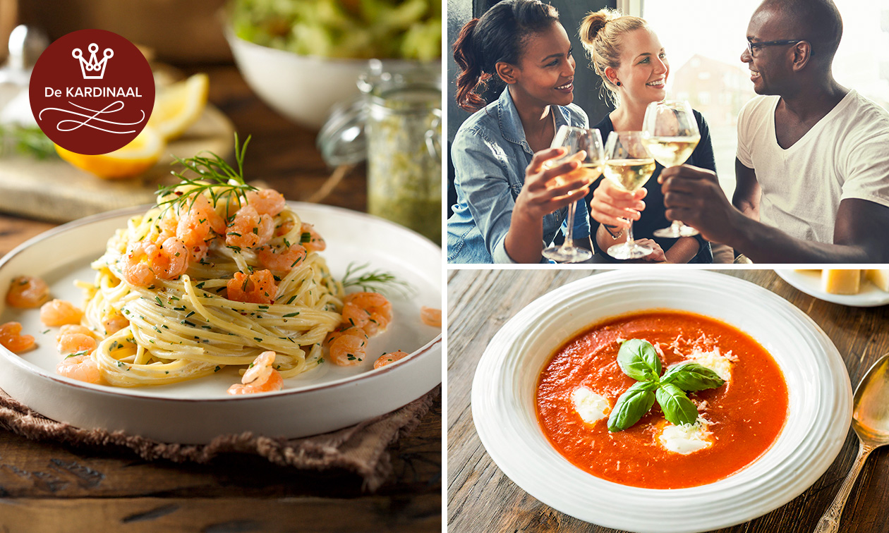 3-gangen keuzediner bij De Kardinaal