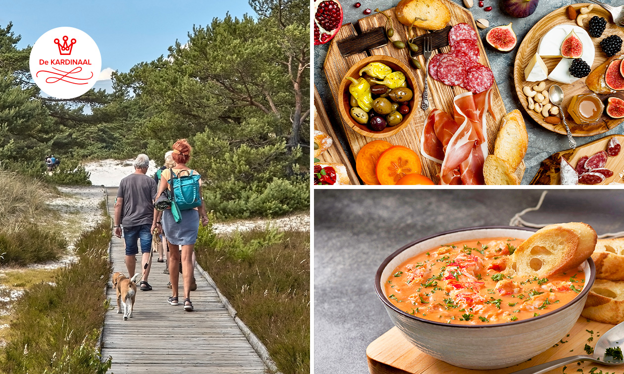Wandelarrangement incl. soep + borrelplank bij De Kardinaal