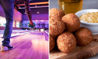 Discobowlen (1 uur) voor max. 6 personen + bitterballen