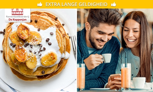 Pannenkoek + ijscoupe naar keuze
