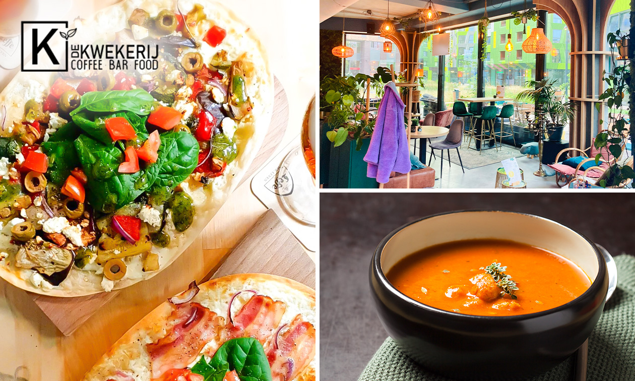 2-gangen keuzelunch bij De Kwekerij