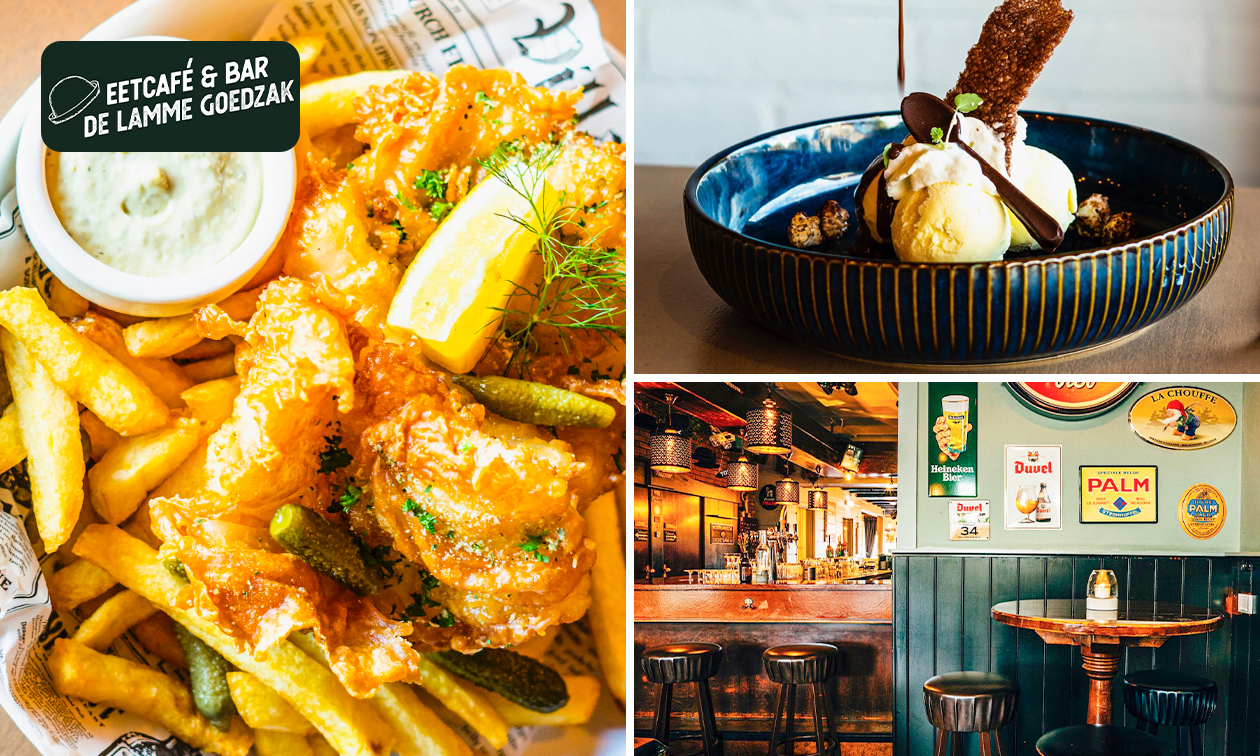 3-gangen keuzediner bij De Lamme Goedzak