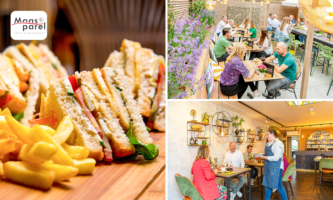 2-gangen keuzelunch bij De Maasparel