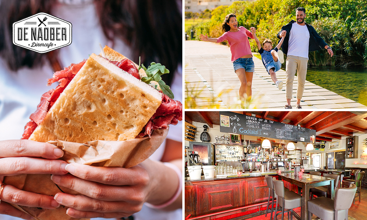 Wandelarrangement incl. warme drank + gebak + 2-gangenlunch bij De Naober