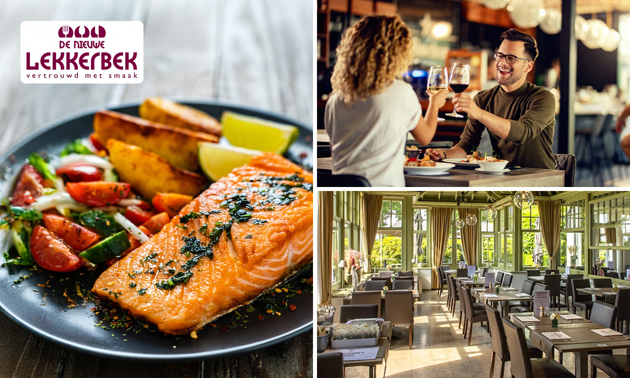 4-gangendiner à la carte + welkomstbordje