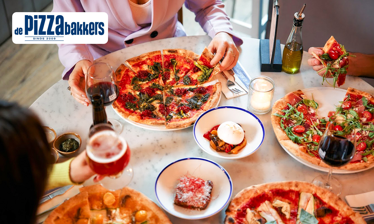 (Luxe) Italiaans 3-gangen keuzediner bij De Pizzabakkers Apeldoorn