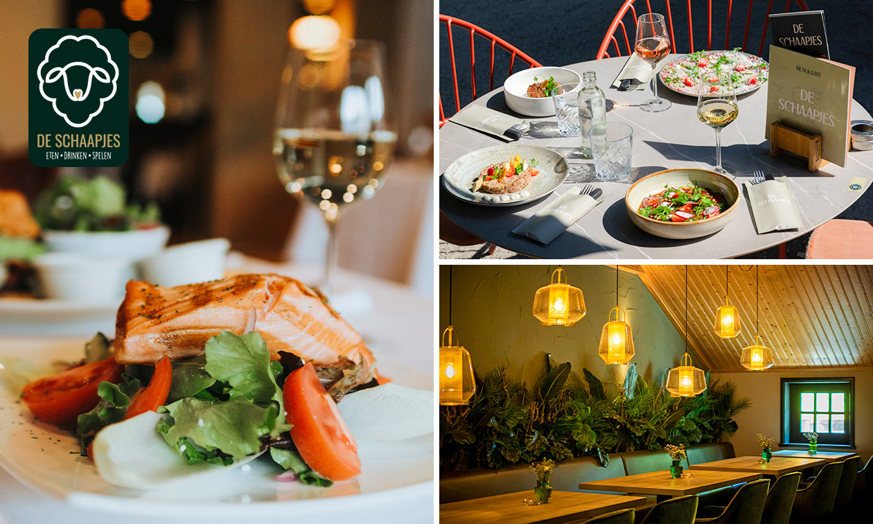 3-gangen keuzediner bij De Schaapjes