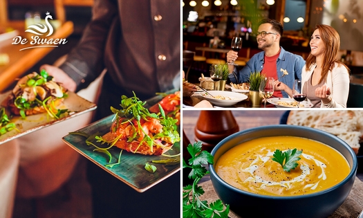 2-gangen keuzelunch bij De Swaen in hartje Groningen