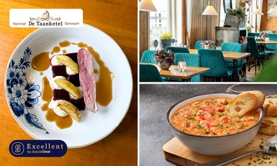 Culinair 4-, 5-, of 6-gangendiner van de chef in Marken