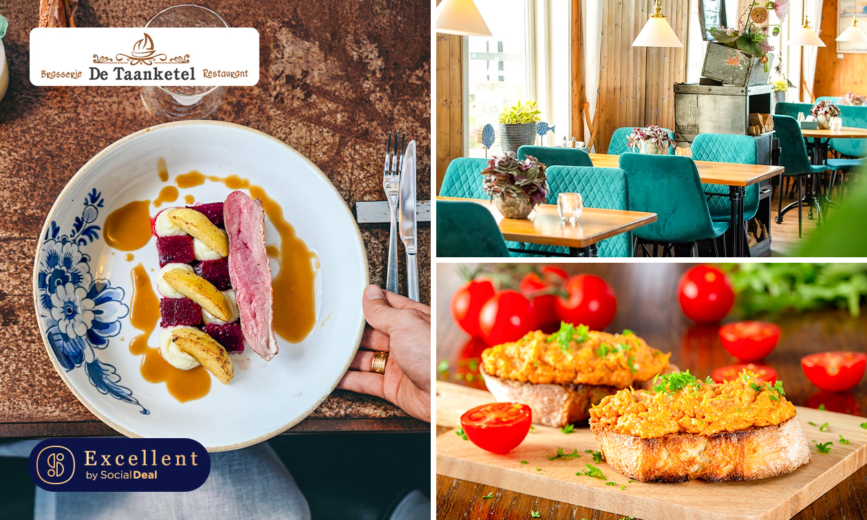 Culinair 4-, 5-, of 6-gangendiner van de chef in Marken