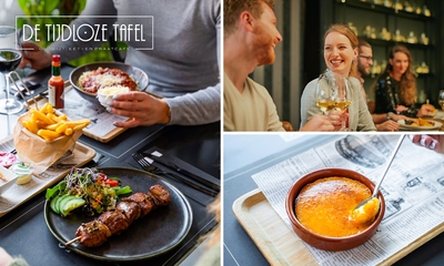 2- of 3-gangenlunch of -diner à la carte