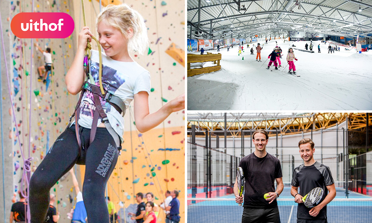 Dagje Uithof met 3, 5 of 7 activiteiten, evt. + snackmenu en drankje