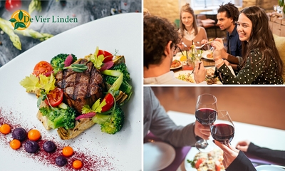 4-gangendiner van de chef bij De Vier Linden