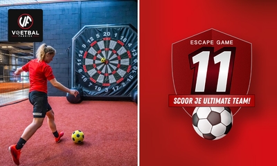 Voetbalactiviteiten (1,5 uur) + evt. escaperoom bij De Voetbalfabriek