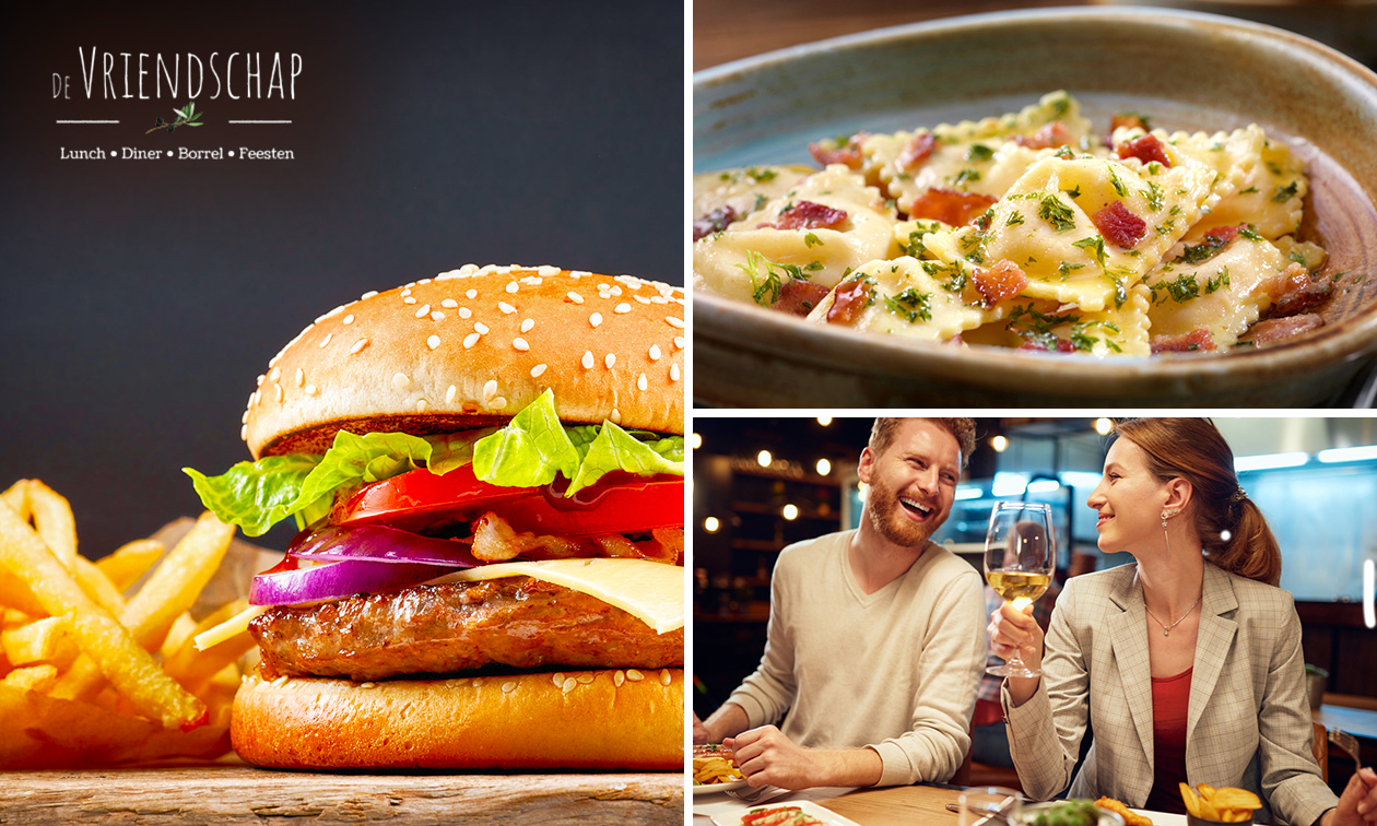 3-gangen keuzediner + brood vooraf bij De Vriendschap Boskant in Sint-Oedenrode