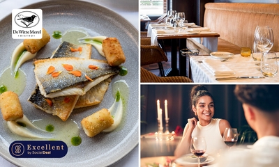 4-gangen keuzediner + amuse bij De Witte Merel