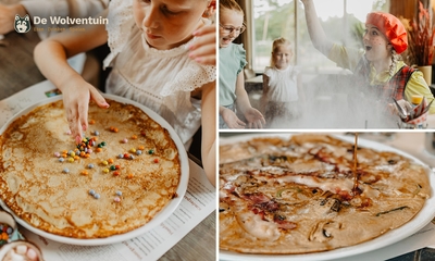 2-gangen pannenkoekendiner bij De Wolventuin