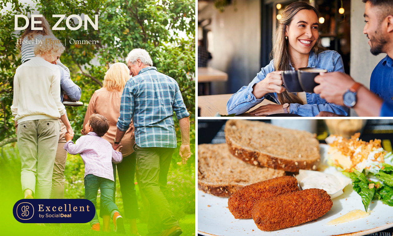 Wandel- of fietsarrangement incl. koffie/thee + gebak + 2-gangenlunch