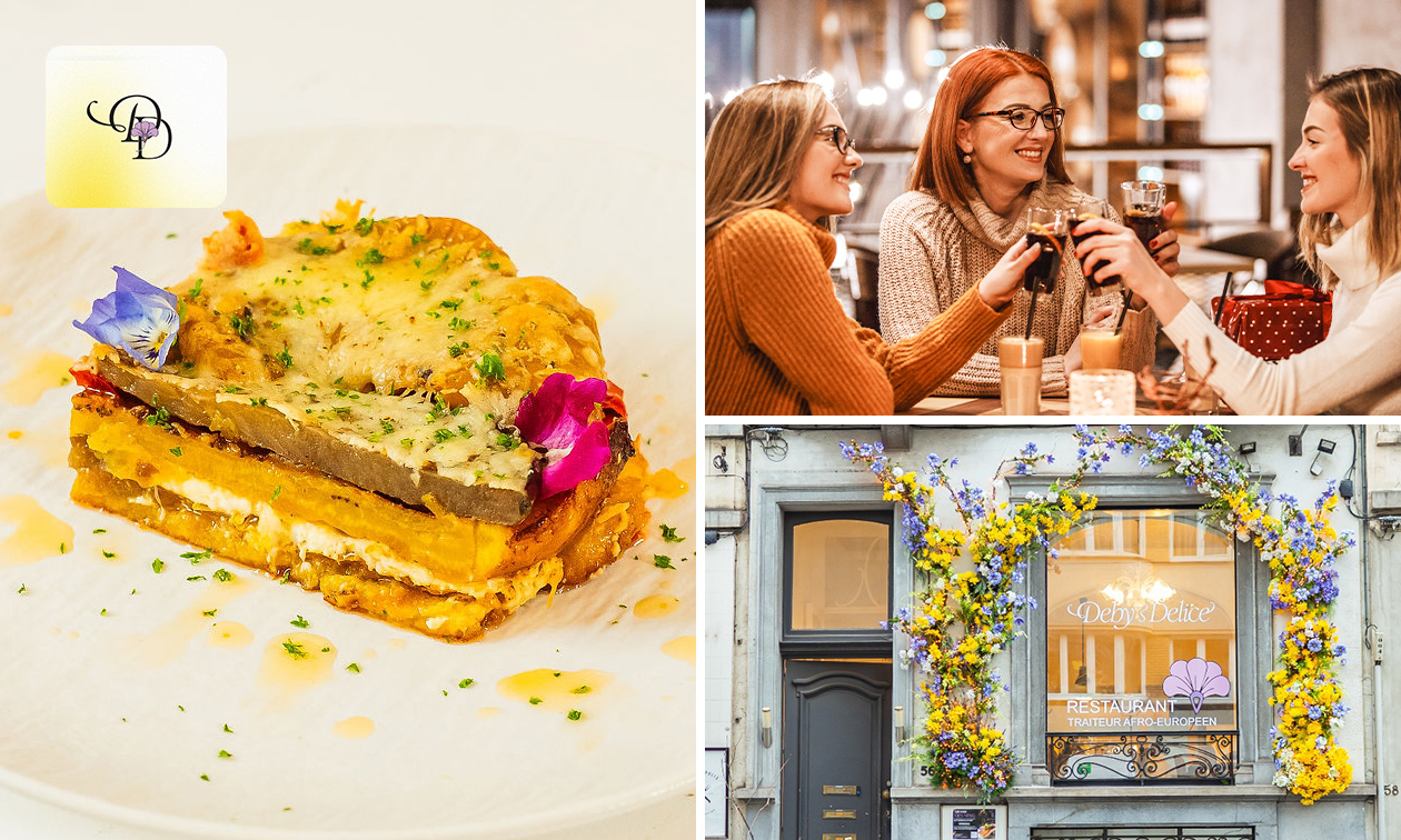2- of 3-gangenlunch of -diner à la carte in Brussel