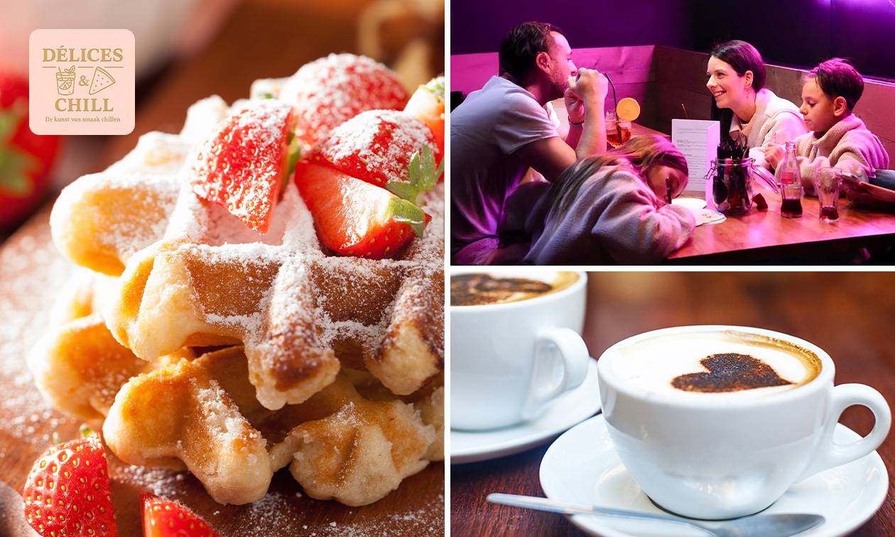 Zoete of hartige lekkernij + warme drank naar keuze