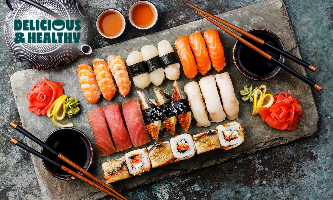 Sushibox (32 of 56 stuks) voor afhaal of thuisbezorgd bij Delicious and Healthy Bodegraven