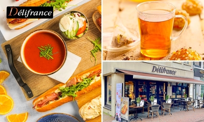 Luxe high tea (2,5 uur) bij Délifrance in hartje Leiden