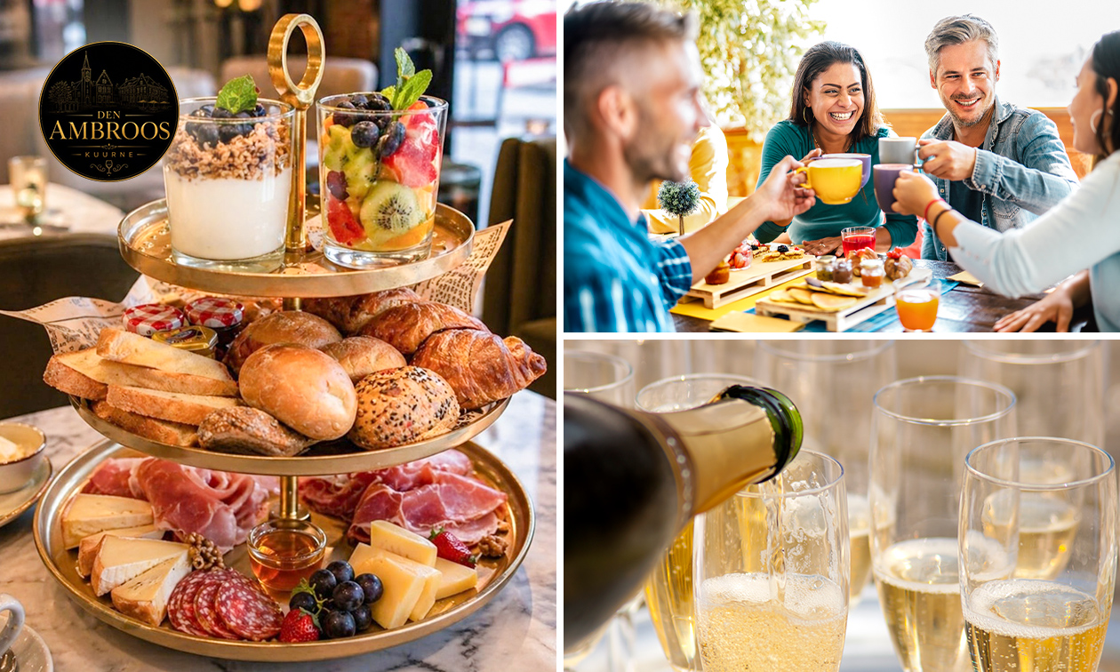 Luxe ontbijt + glas cava