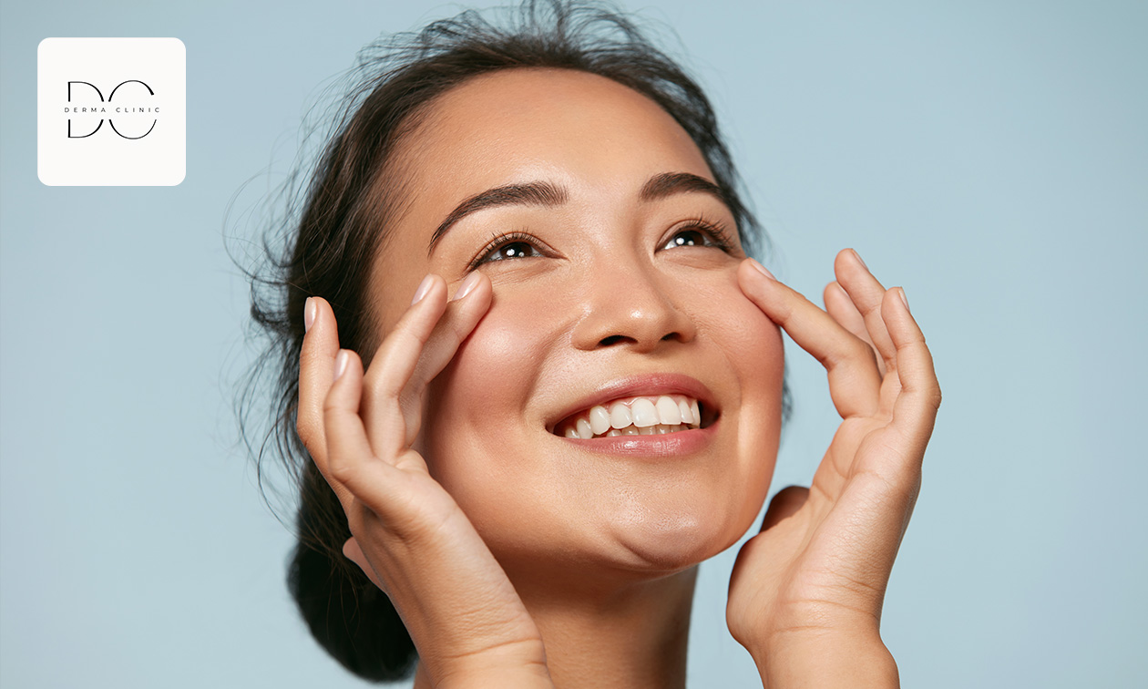 Huidverbeterende microneedling-gezichtsbehandeling